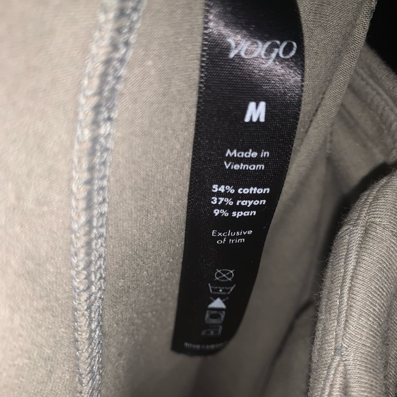 Olive Green Vogo Mesh Leggings - Picture 3 of 3